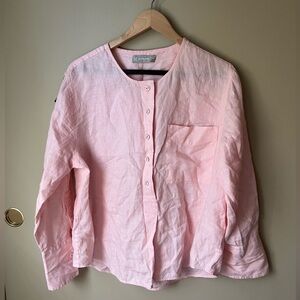 Everlane woman’s 100% linen button top